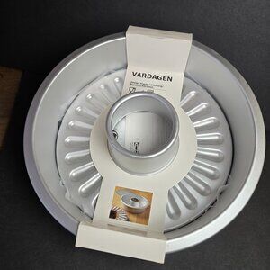 IKEA VARDAGEN Cake Baking Mold With Two Removable Bottoms Silver 802.569.83 Anod